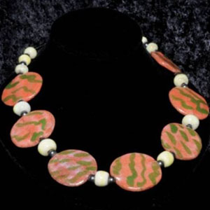 CEN0011-Polished Ceramic Necklace