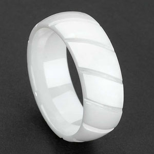 CER0030-Ceramic Faced Black Ring