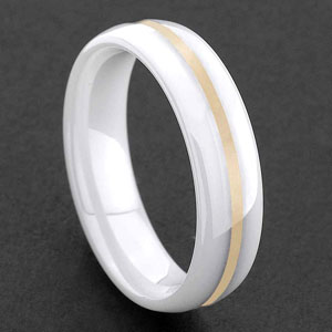 CER0032-Faced Ceramic Black Ring