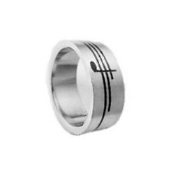 SSR0013-Cheap Polished Stainless Steel Ring
