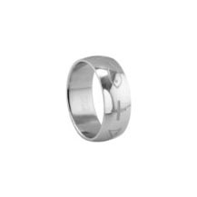 SSR0030-Black Stainless Steel Wedding Rings