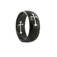 SSR0073-Black Tungsten Wedding Ring-Black Tungsten Wedding R