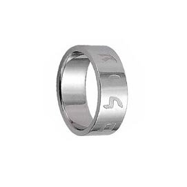 SSR0075-Black Stainless Steel Wedding Bands