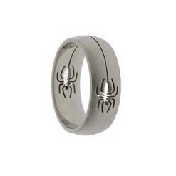 SSR0086-Gold Inlay Tungsten Carbide Ring