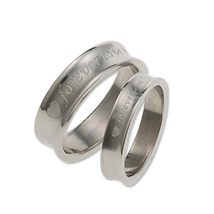 SSR0121-Stainless Steel Black Rings