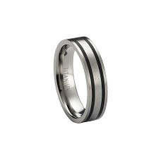 TIR0013-Polished Finished Titanium Ring