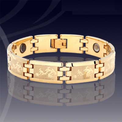 WCC0053-Tungsten Gold Wrist Chain