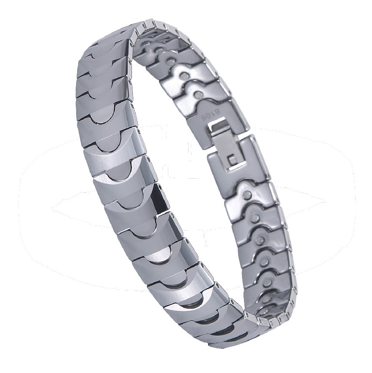 WCC0099-Popular Polished Tungsten Bracelet