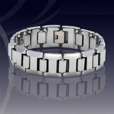 WCC0141-Polished Tungsten Wrist Chain