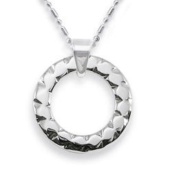 WCN0002-Polished Tungsten Necklace