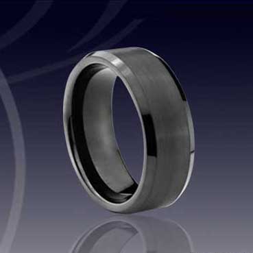 WCR0001-Black Tungsten Ring