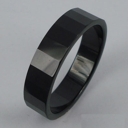 WCR0012-Black Tungsten Wedding Bands