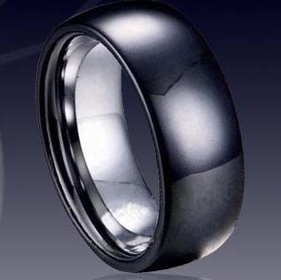 WCR0031-Black Tungsten Ring