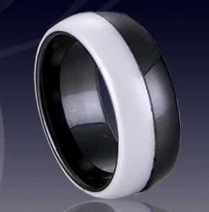 WCR0032-Black Tungsten Rings