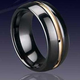 WCR0034-Black Tungsten Bands