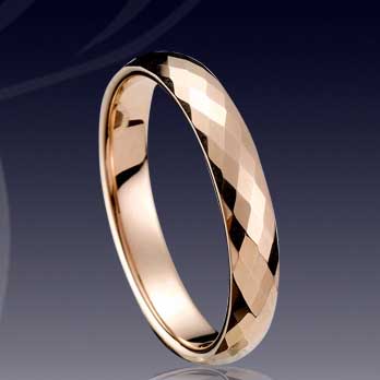 WCR0261-Tungsten Gold Wedding Band