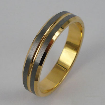 WCR0286-Gold Plating Tungsten Carbide Rings