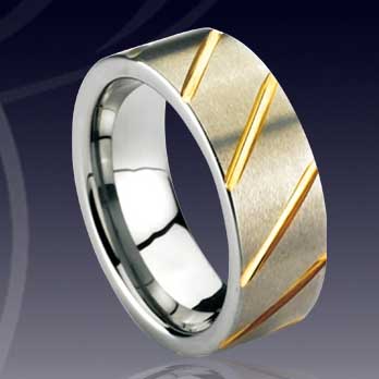WCR0255-Tungsten Gold Band