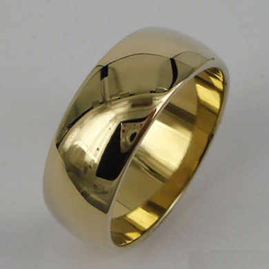 WCR0260-Tungsten Gold Wedding Rings