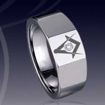 WCR0345-Popular Laser Engrave Tungsten Carbide Ring