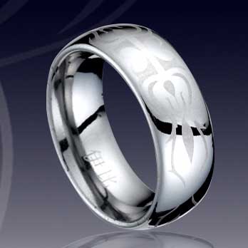 WCR0360-Popular Engrave Tungsten Carbide Rings