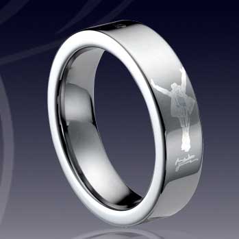 WCR0362-Engraved Tungsten Rings