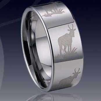 WCR0388-Popular Tungsten Laser Ring