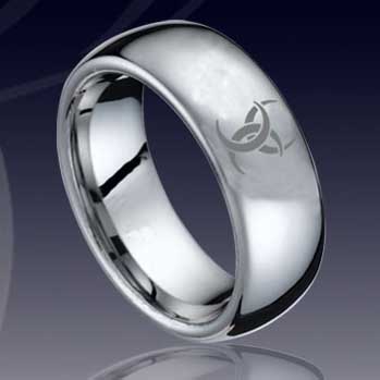 WCR0402-Laser Engrave Tungsten Alloy Ring