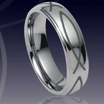 WCR0405-Laser Engrave Tungsten Carbide Rings