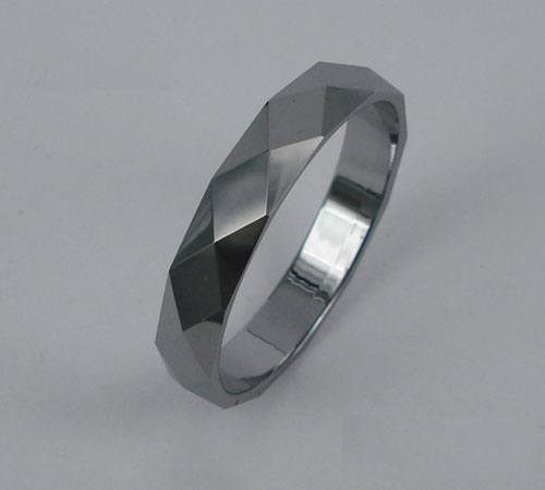 WCR0423-Polished Tungsten Wedding Ring