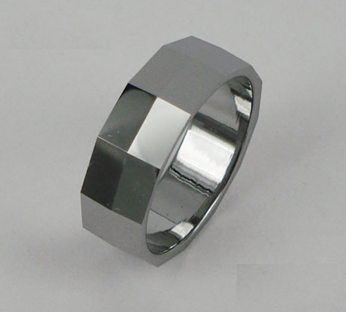 WCR0424-Polished Tungsten Wedding Rings