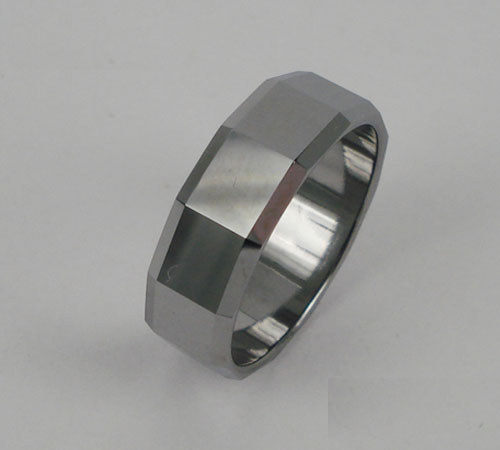 WCR0425-Polished Tungsten Wedding Band