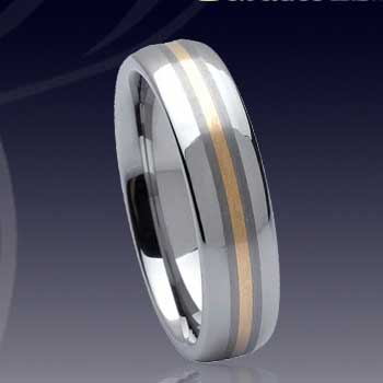 WCR0507-Shell Tungsten Wedding Band