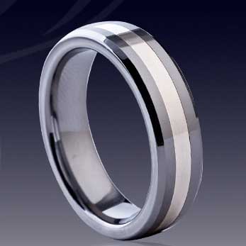 WCR0510-Shell Inlaid Tungsten Carbide Rings