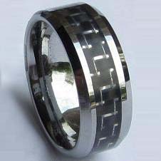 WCR0198-Tungsten CZ Rings