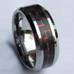 WCR0200-Cheap Tungsten CZ Stone Ring