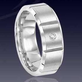 WCR0213-Cheap Tungsten Diamond Rings