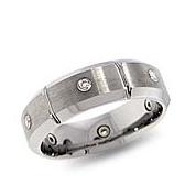 WDR0001-Tungsten Diamond Ring