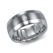 WDR0005-Tungsten Diamond Ring