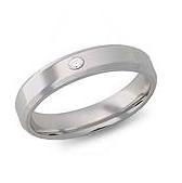 WDR0009-Tungsten Diamond Ring