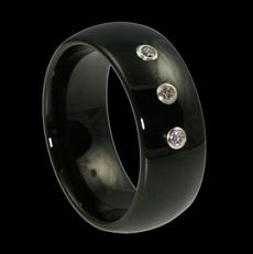 WDR0012-Tungsten Diamond Ring