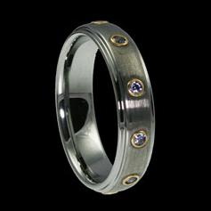 WDR0017-Tungsten Diamond Ring
