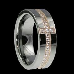WDR0022-Tungsten Diamond Ring