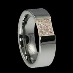 <b>WDR0023-Tungsten Diamond Ring</b>