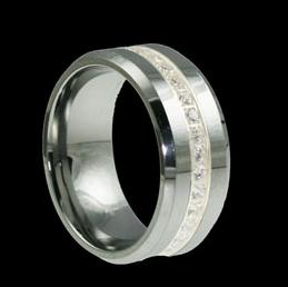 WDR0025-Tungsten Diamond Ring
