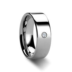 WDR0026-Tungsten Diamond Ring
