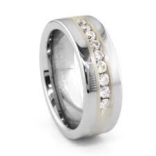 WDR0027-Tungsten Diamond Ring