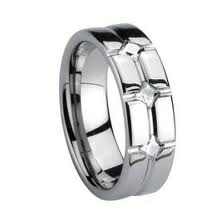 WDR0030-Tungsten Diamond Ring